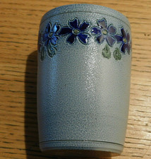 vintage veritable POT verre BETSCHDORF grès Bleu Cobalt Schmitter-Burger ALSACE