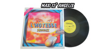 Disque Maxi 45 Tours Vinyle Angelix L' Hotesse Progressive house Trance Electro