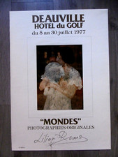 ROVERS LILIAN Affiche originale 1977 Photo Maternité Deauville Hôtel du Golf