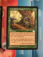 Carte Magic MTG - Couronne de Fleurs -  Aquilon  - Ex/Good Français