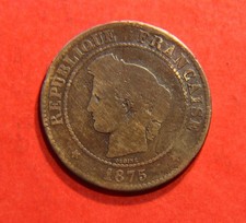 5 Centimes Cérès 1875.K