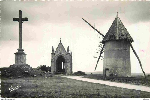 Carte postale moulin à - postale,