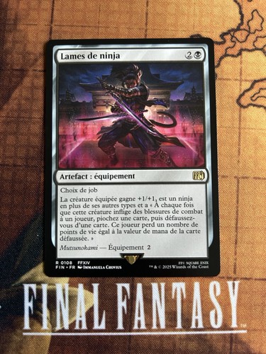 Lames ninja carte - lames,