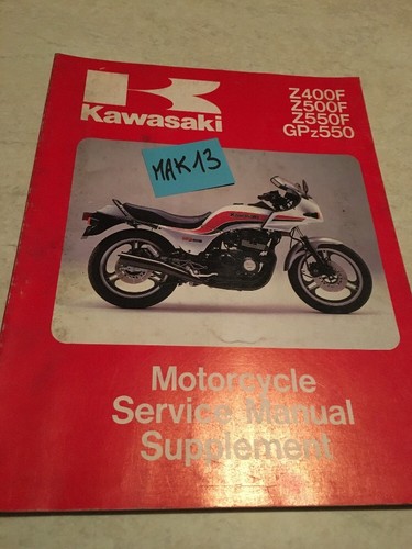 Kawasaki z400 z500 z550 - kawasaki, gpz550