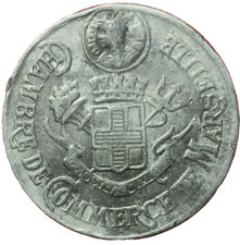 #7361 - Jeton MARSEILLE Chambre de commerce 5 centimes 1916 Alu 25mm Qualité