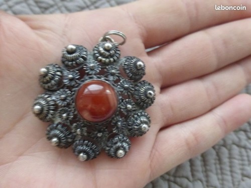 Grosse broche pendentif ancien - grosse,