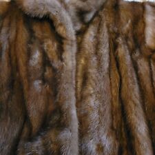 manteau fourrure vison véritable taille 44 très bon etat