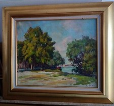 Albert GENTA (1901-1989) Huile sur toile