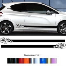 2 X BANDES FLEURS HIBISCUS