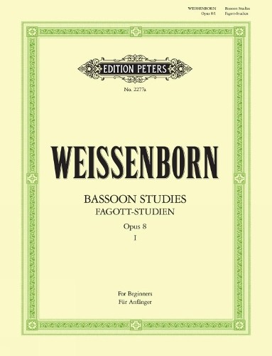 Weissenborn bassoon studies - bassoon,