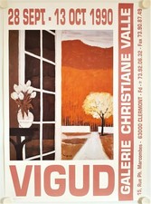 Affiche VIGUD 1990 Exposition