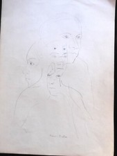 Illustré Francis PICABIA Gravure originale signée dans la planche SURREALISME 