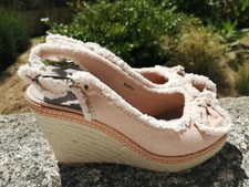 Espadrilles Compensé Rose