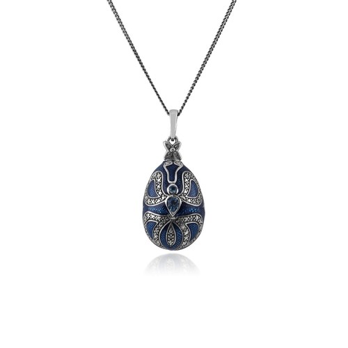Pendentif oeuf topaze - pendentif,