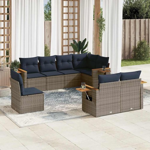 Salon jardin avec coussins - salon,