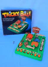 JEU DE SOCIETE " TRICKY BILLE " TOMY VINTAGE ANNEES 80 COMPLET EN BOITE