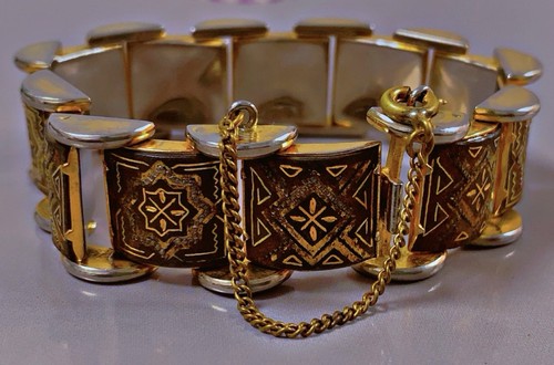 Art déco tank - bracelet, or