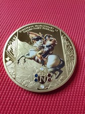 Grande médaille Napoléon Bonaparte franchissant le Grand Saint-Bernard