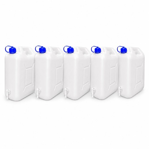 20l bidon couvercle robinet - 5x,