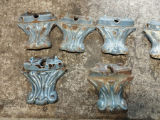 Pieds poêle Godin 3720 3726 3727 émaillés Bleu majolique Référence 2122