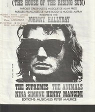 Partition Johnny Hallyday "Le Pénitencier"  21/3654