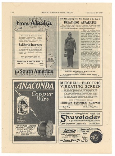 1920 siebe gorman co - gorman, &