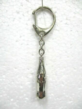 Porte clef publicitaire COCA COLA en métal chromé