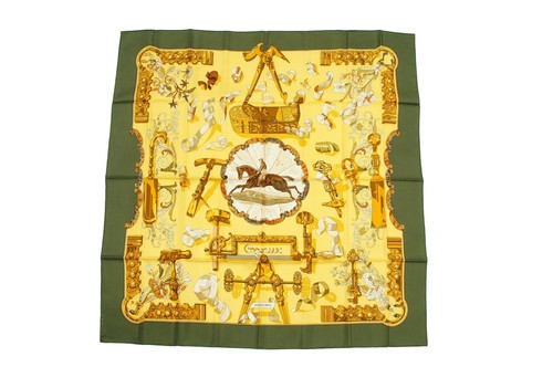 Foulard soie hermès - hermès, carre