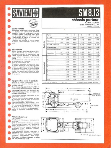 Saviem 13 chassis - ., /