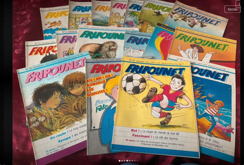 Lot magazines fripounet - de,
