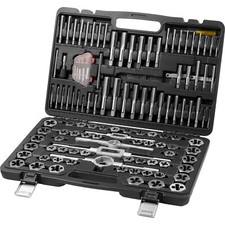 VEVOR Coffret Tarauds et Filières Kit Taraudage Filetage 116PCS Métrique et SAE