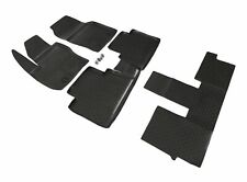 Tapis De Sol Caoutchouc À Bords Hauts Pour Ford Grand C-Max 2010-2019 Noir