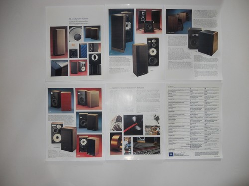 Jbl brochure home - jbl, '81