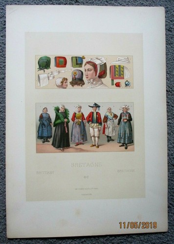 Litho ancienne chromo - litho,