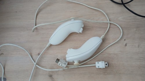 Télécommande nunchuck pour - télécommande,