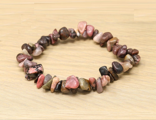 Bracelet perles rhodonite - perles,