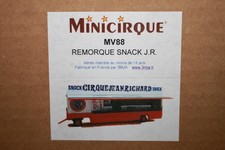 CIRQUE JEAN RICHARD SNACK BAR ( MINICIRQUE ) réf MV 88 1/50 COMME PINDER