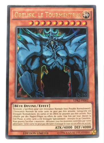 Carte yugioh obelisk - yugioh,