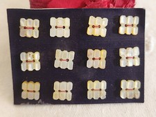 Rare  plaque lot 12 boutons