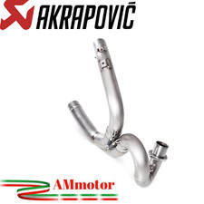 Collecteur Akrapovic Ducati Scrambler 800 2017 No Kat Moto Décatalyseur Titane