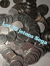 Lot De 70 Medal jetons Token Sega pour Coin Pusher, borne Arcade Astro City NAC
