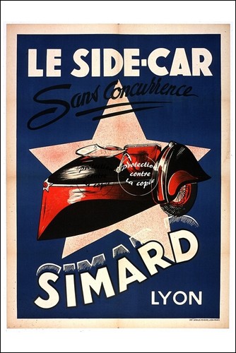 Moto side car simard - moto,