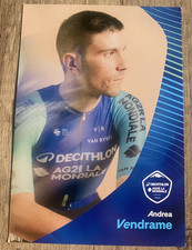 Cycling cyclisme wielerkaart Carte Andrea VENDRAME (Decathlon AG2R 2025)