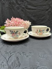 2 tasses à thé Ou Chocolat+ soucoupes de Villeroy & Boch modèle Alt Strassburg