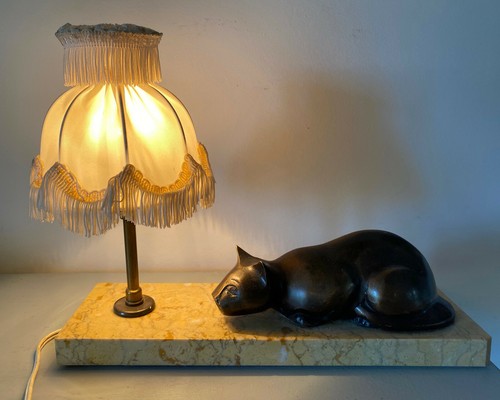 Lampe ancienne veilleuse - , chat