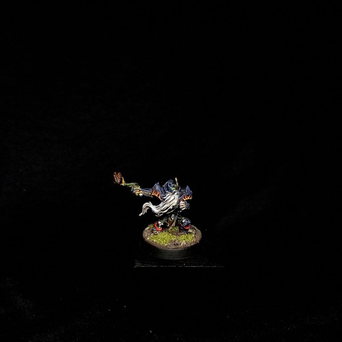 Blood bowl skrull - blood, halfheight
