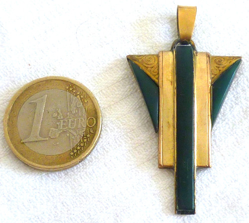 Ancien pendentif art - pendentif, dÉco