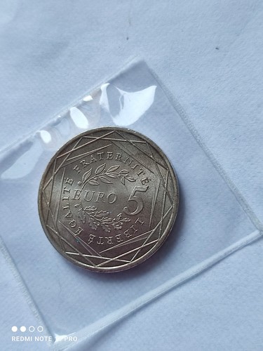 Pièce euros argent 2008 - 5,