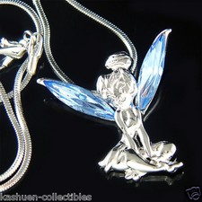 Neuf Bleu Fée Clochette Avec