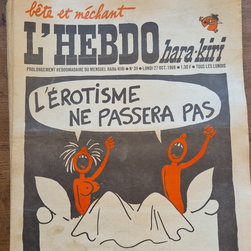Hebdo hara kiri - l’hebdo, hara-kiri